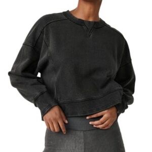 FP Movement
Cotton Blend Intercept Pullover Black Grey 
XS